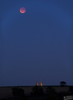 Mondfinsternis mit Meißner Dom